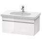 Duravit DuraStyle - Meuble sous lavabo 398x800x453 mm, 1 tiroir, blanc brillant DS638402222 Duravit DuraStyle - Meuble sous lavabo 398x800x453 mm, 1 tiroir, blanc brillant DS638402222