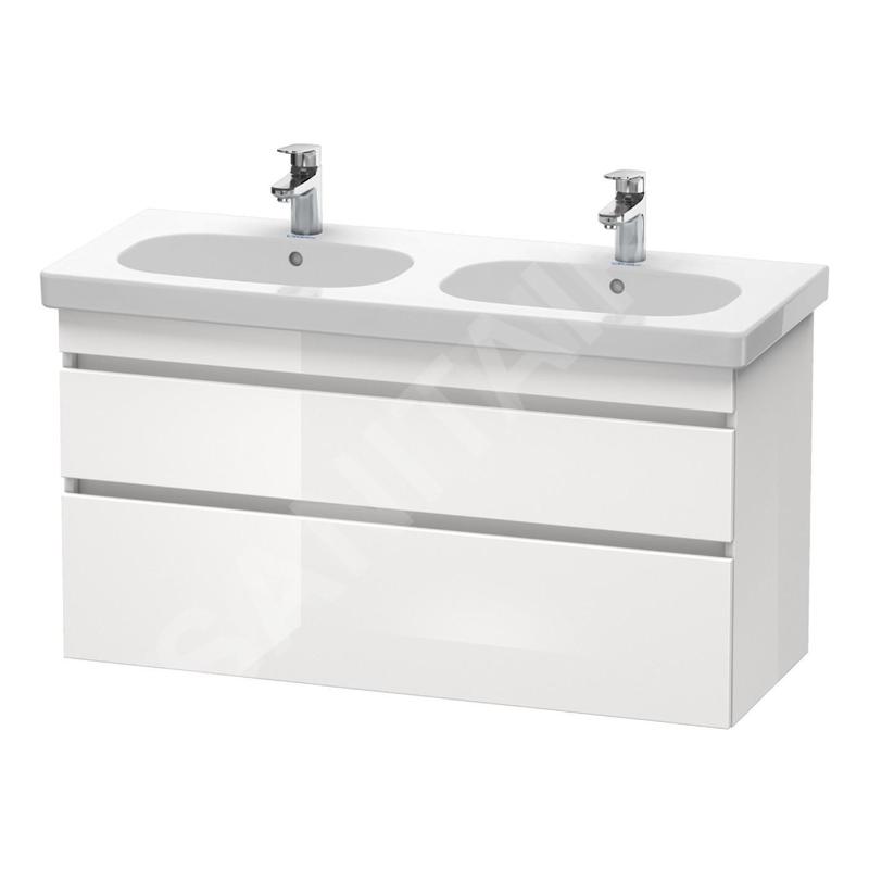 Duravit DuraStyle - Meuble sous lavabo 610x1150x453 mm, 2 tiroirs, blanc brillant DS648602222 Duravit DuraStyle - Meuble sous lavabo 610x1150x453 mm, 2 tiroirs, blanc brillant DS648602222