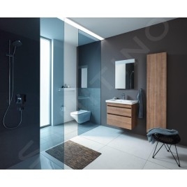 Duravit DuraStyle - Meuble sous lavabo Compact 610x500x368 mm, 2 tiroirs, blanc brillant DS640302222