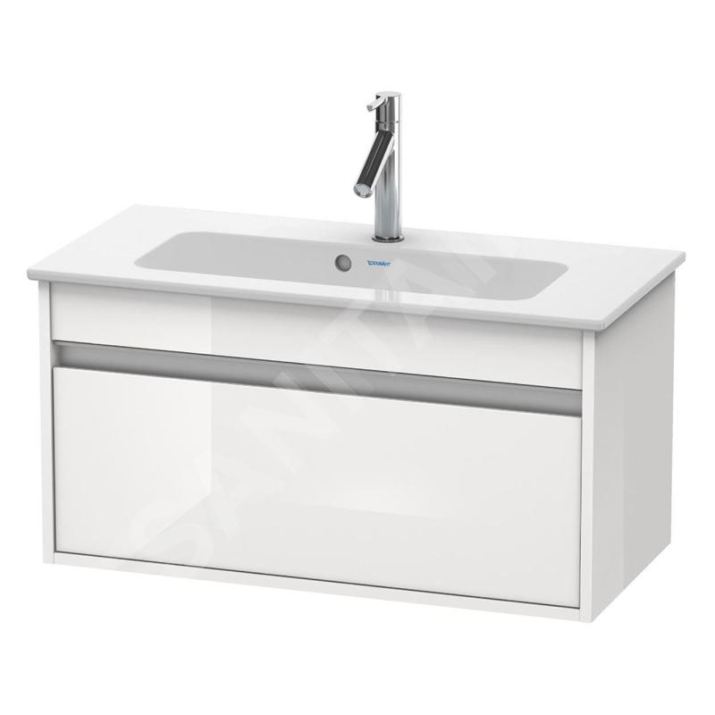 Duravit Ketho - Meuble sous lavabo Compact 410x800x385 mm, 1 tiroir, blanc brillant KT642302222 Duravit Ketho - Meuble sous lavabo Compact 410x800x385 mm, 1 tiroir, blanc brillant KT642302222