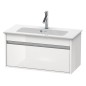 Duravit Ketho - Meuble sous lavabo Compact 410x800x385 mm, 1 tiroir, blanc brillant KT642302222 Duravit Ketho - Meuble sous lavabo Compact 410x800x385 mm, 1 tiroir, blanc brillant KT642302222