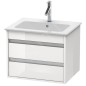 Duravit Ketho - Meuble sous lavabo 480x600x475 mm, 1 tiroir, blanc brillant KT642802222 Duravit Ketho - Meuble sous lavabo 480x600x475 mm, 1 tiroir, blanc brillant KT642802222