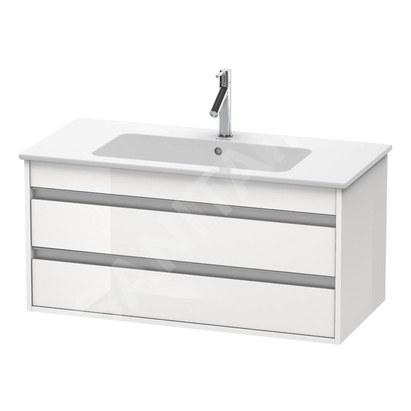 Duravit Ketho - Meuble sous lavabo 480x1000x475 mm, deux tiroirs, blanc brillant KT643002222 Duravit Ketho - Meuble sous lavabo 480x1000x475 mm, deux tiroirs, blanc brillant KT643002222