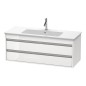 Duravit Ketho - Meuble sous lavabo 480x1200x475 mm, deux tiroirs, blanc brillant KT643102222 Duravit Ketho - Meuble sous lavabo 480x1200x475 mm, deux tiroirs, blanc brillant KT643102222
