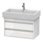 Duravit Ketho - Meuble-vasque, 480x750x440 mm, 2 tiroirs, blanc brillant KT663702222 Duravit Ketho - Meuble-vasque, 480x750x440 mm, 2 tiroirs, blanc brillant KT663702222