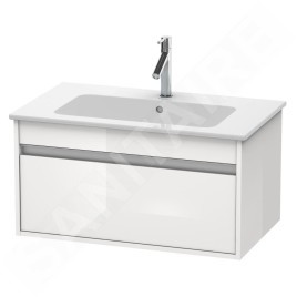 Duravit Ketho - Meuble sous lavabo 410x1000x475 mm, 1 tiroir, blanc brillant KT642002222
