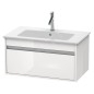 Duravit Ketho - Meuble sous lavabo 410x1000x475 mm, 1 tiroir, blanc brillant KT642002222 Duravit Ketho - Meuble sous lavabo 410x1000x475 mm, 1 tiroir, blanc brillant KT642002222