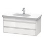 Duravit Ketho - Meuble sous lavabo 480x1000x455 mm, 2 tiroirs, blanc brillant KT664802222 Duravit Ketho - Meuble sous lavabo 480x1000x455 mm, 2 tiroirs, blanc brillant KT664802222