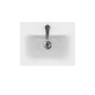 Cersanit Moduo - Lavabo 50x40 cm, avec trop-plein, trou pour robinetterie, blanc K116-009 Cersanit Moduo - Lavabo 50x40 cm, avec trop-plein, trou pour robinetterie, blanc K116-009