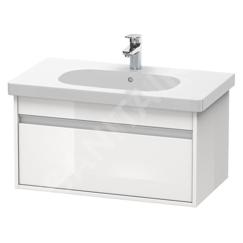 Duravit Ketho - Meuble sous lavabo 410x800x455 mm, 1 tiroir, blanc brillant KT666702222 Duravit Ketho - Meuble sous lavabo 410x800x455 mm, 1 tiroir, blanc brillant KT666702222