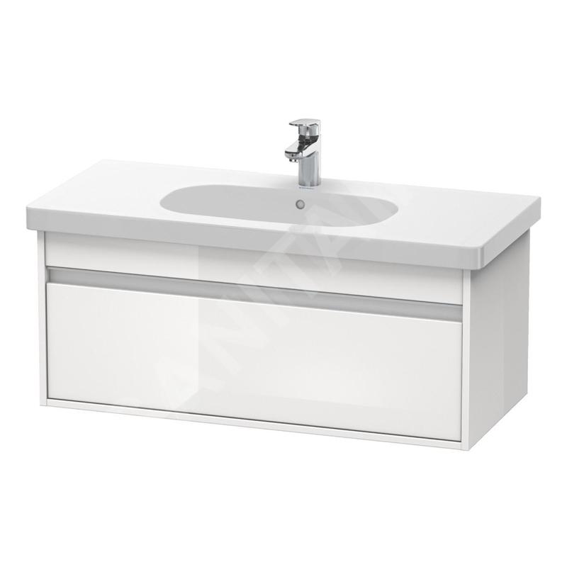 Duravit Ketho - Meuble sous lavabo 410x1000x455 mm, 1 tiroir, blanc brillant KT666802222 Duravit Ketho - Meuble sous lavabo 410x1000x455 mm, 1 tiroir, blanc brillant KT666802222