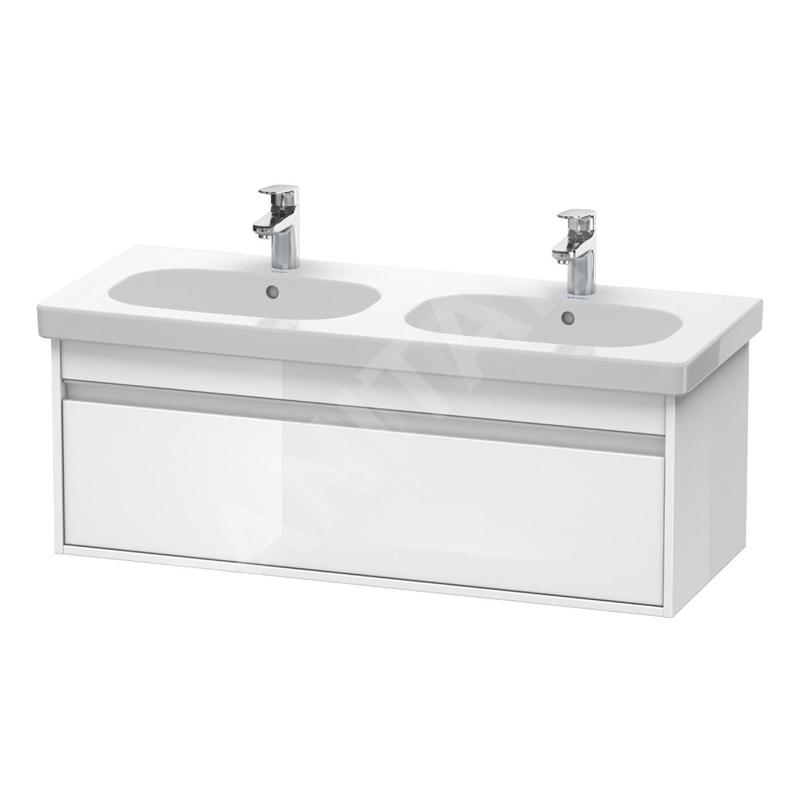 Duravit Ketho - Meuble sous lavabo 410x1150x455 mm, 1 tiroir, blanc brillant KT666902222 Duravit Ketho - Meuble sous lavabo 410x1150x455 mm, 1 tiroir, blanc brillant KT666902222