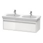Duravit Ketho - Meuble sous lavabo 410x1150x455 mm, 1 tiroir, blanc brillant KT666902222 Duravit Ketho - Meuble sous lavabo 410x1150x455 mm, 1 tiroir, blanc brillant KT666902222