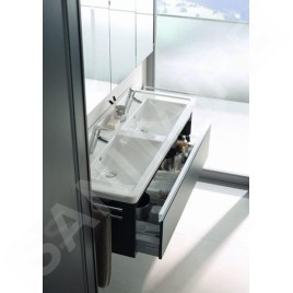 Duravit Ketho - Meuble sous lavabo 410x1150x455 mm, 1 tiroir, blanc brillant KT666902222