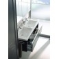 Duravit Ketho - Meuble sous lavabo 410x1150x455 mm, 1 tiroir, blanc brillant KT666902222 Duravit Ketho - Meuble sous lavabo 410x1150x455 mm, 1 tiroir, blanc brillant KT666902222