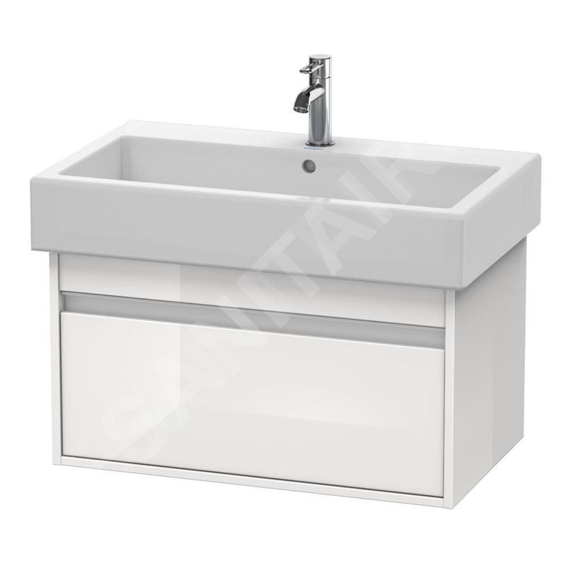 Duravit Ketho - Meuble-vasque, 410x750x440 mm, 1 tiroir, blanc brillant KT668702222 Duravit Ketho - Meuble-vasque, 410x750x440 mm, 1 tiroir, blanc brillant KT668702222