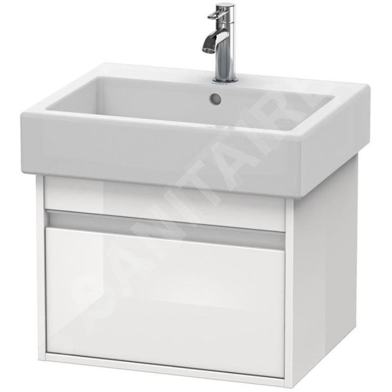 Duravit Ketho - Meuble-vasque, 410x550x440 mm, 1 tiroir, blanc brillant KT668602222 Duravit Ketho - Meuble-vasque, 410x550x440 mm, 1 tiroir, blanc brillant KT668602222