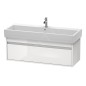 Duravit Ketho - Meuble-vasque, 410x1150x440 mm, 1 tiroir, blanc brillant KT668902222 Duravit Ketho - Meuble-vasque, 410x1150x440 mm, 1 tiroir, blanc brillant KT668902222