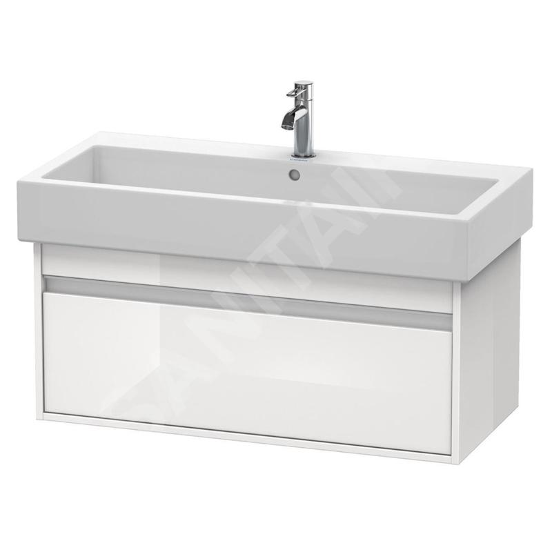 Duravit Ketho - Meuble-vasque, 410x950x440 mm, 1 tiroir, blanc brillant KT668802222 Duravit Ketho - Meuble-vasque, 410x950x440 mm, 1 tiroir, blanc brillant KT668802222