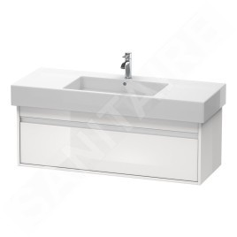 Duravit Ketho - Meuble sous lavabo 410x1200x455 mm, 1 tiroir, blanc brillant KT669202222