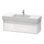 Duravit Ketho - Meuble sous lavabo 410x1200x455 mm, 1 tiroir, blanc brillant KT669202222 Duravit Ketho - Meuble sous lavabo 410x1200x455 mm, 1 tiroir, blanc brillant KT669202222