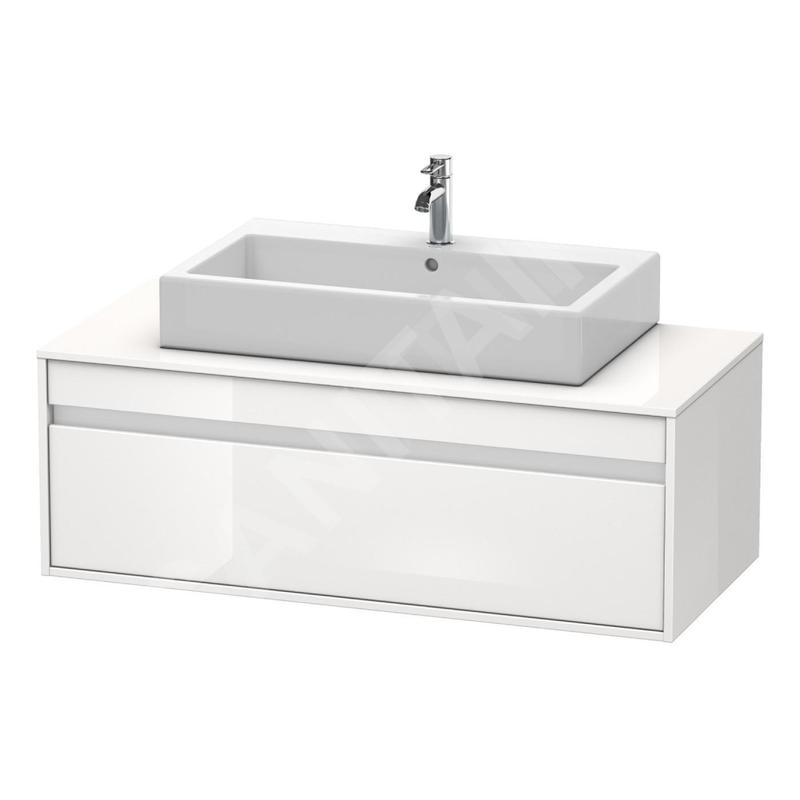 Duravit Ketho - Meuble sous lavabo426x1200x550 mm, 1 tiroir, blanc brillant KT669602222 Duravit Ketho - Meuble sous lavabo426x1200x550 mm, 1 tiroir, blanc brillant KT669602222