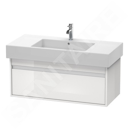 Duravit Ketho - Meuble sous lavabo 410x1000x455 mm, 1 tiroir, blanc brillant KT669102222