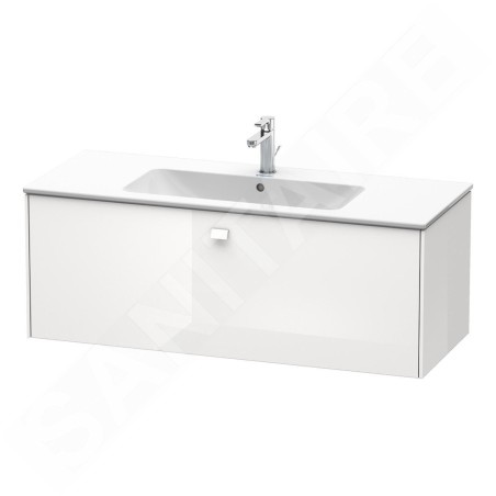 Duravit Brioso - Meuble sous lavabo 442x1220x479 mm, 1 tiroir, blanc brillant BR400402222