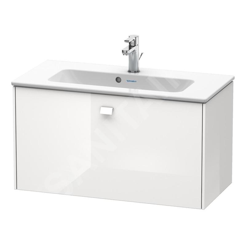Duravit Brioso - Meuble sous lavabo Compact, 442x820x389 mm, 1 tiroir, blanc brillant BR401102222 Duravit Brioso - Meuble sous lavabo Compact, 442x820x389 mm, 1 tiroir, blanc brillant BR401102222