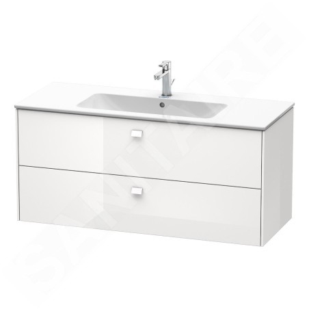Duravit Brioso - Meuble sous lavabo 553x1220x479 mm, 2 tiroirs, blanc brillant BR410402222