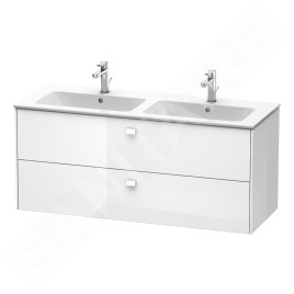 Duravit Brioso - Meuble sous lavabo 553x1290x479 mm, 2 tiroirs, blanc brillant BR410502222