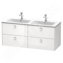 Duravit Brioso - Meuble sous lavabo 553x1290x479 mm, 4 tiroirs, blanc brillant BR410602222