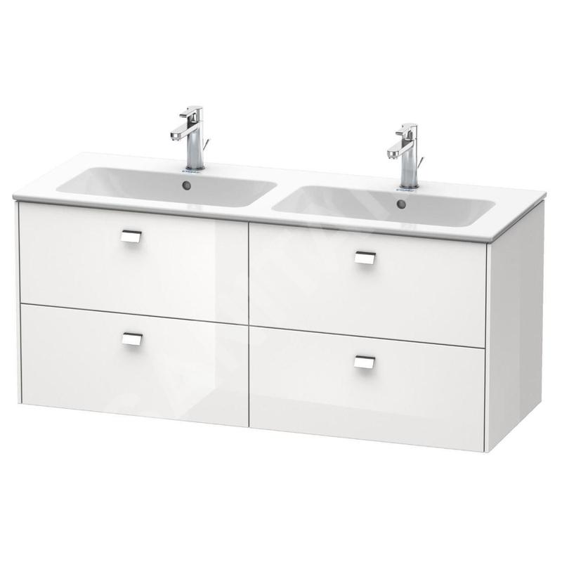 Duravit Brioso - Meuble sous lavabo 553x1290x479 mm, 4 tiroirs, blanc brillant BR410602222