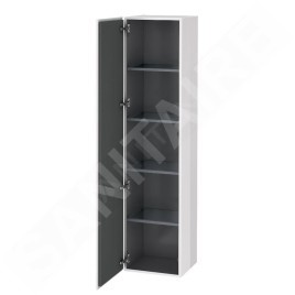Duravit L-Cube - Armoire 1760x400x363 mm, gauche, blanc brillant LC1180L2222