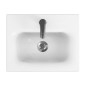 Cersanit Moduo - Lavabo pour meuble 50x40 cm, avec trop-plein, trou pour robinetterie, blanc K116-042 Cersanit Moduo - Lavabo pour meuble 50x40 cm, avec trop-plein, trou pour robinetterie, blanc K116-042