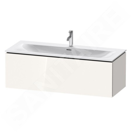 Duravit L-Cube - Meuble sous lavabo 400x1020x481 mm, 1 tiroir, blanc brillant LC613802222