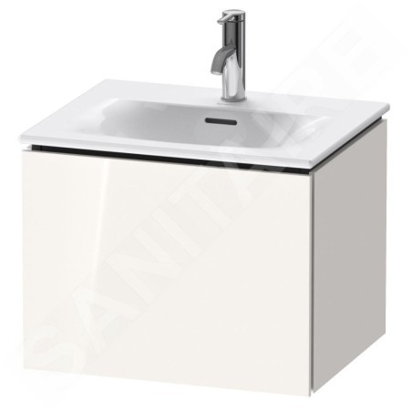 Duravit L-Cube - Meuble sous lavabo 400x520x421 mm, 1 tiroir, blanc brillant LC613402222