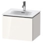 Duravit L-Cube - Meuble sous lavabo 400x520x421 mm, 1 tiroir, blanc brillant LC613402222 Duravit L-Cube - Meuble sous lavabo 400x520x421 mm, 1 tiroir, blanc brillant LC613402222