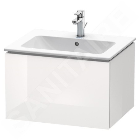 Duravit L-Cube - Meuble sous lavabo 400x620x481 mm, 1 tiroir, blanc brillant LC614002222
