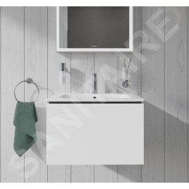 Duravit L-Cube - Meuble sous lavabo 400x620x481 mm, 1 tiroir, blanc brillant LC614002222