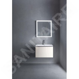 Duravit L-Cube - Meuble sous lavabo 400x620x481 mm, 1 tiroir, blanc brillant LC614002222