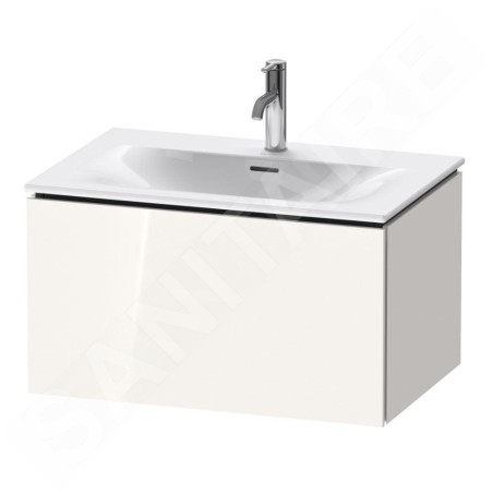 Duravit L-Cube - Meuble sous lavabo 400x720x481 mm, 1 tiroir, blanc brillant LC613602222