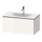 Duravit L-Cube - Meuble sous lavabo 400x820x481 mm, 1 tiroir, blanc brillant LC613702222 Duravit L-Cube - Meuble sous lavabo 400x820x481 mm, 1 tiroir, blanc brillant LC613702222
