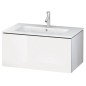 Duravit L-Cube - Meuble sous lavabo 400x820x481 mm, 1 tiroir, blanc brillant LC614102222 Duravit L-Cube - Meuble sous lavabo 400x820x481 mm, 1 tiroir, blanc brillant LC614102222
