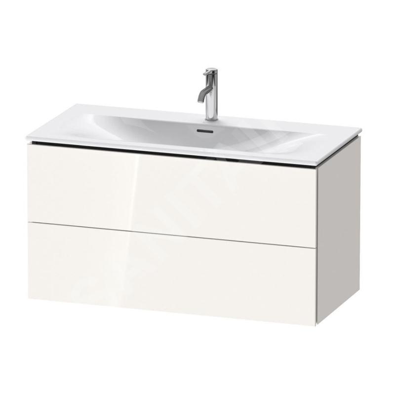 Duravit L-Cube - Meuble sous lavabo 550x1020x481 mm, 2 tiroirs, blanc brillant LC630802222 Duravit L-Cube - Meuble sous lavabo 550x1020x481 mm, 2 tiroirs, blanc brillant LC630802222