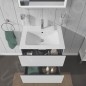 Duravit L-Cube - Meuble sous lavabo 550x620x481 mm, 2 tiroirs, blanc brillant LC624002222 Duravit L-Cube - Meuble sous lavabo 550x620x481 mm, 2 tiroirs, blanc brillant LC624002222