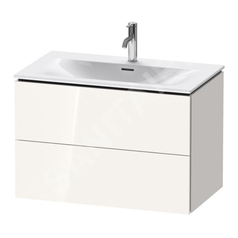 Duravit L-Cube - Meuble sous lavabo 550x820x481 mm, 2 tiroirs, blanc brillant LC630702222 Duravit L-Cube - Meuble sous lavabo 550x820x481 mm, 2 tiroirs, blanc brillant LC630702222