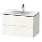 Duravit L-Cube - Meuble sous lavabo 550x820x481 mm, 2 tiroirs, blanc brillant LC630702222 Duravit L-Cube - Meuble sous lavabo 550x820x481 mm, 2 tiroirs, blanc brillant LC630702222