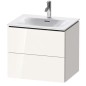 Duravit L-Cube - Meuble sous lavabo 550x620x481 mm, 2 tiroirs, blanc brillant LC630502222 Duravit L-Cube - Meuble sous lavabo 550x620x481 mm, 2 tiroirs, blanc brillant LC630502222