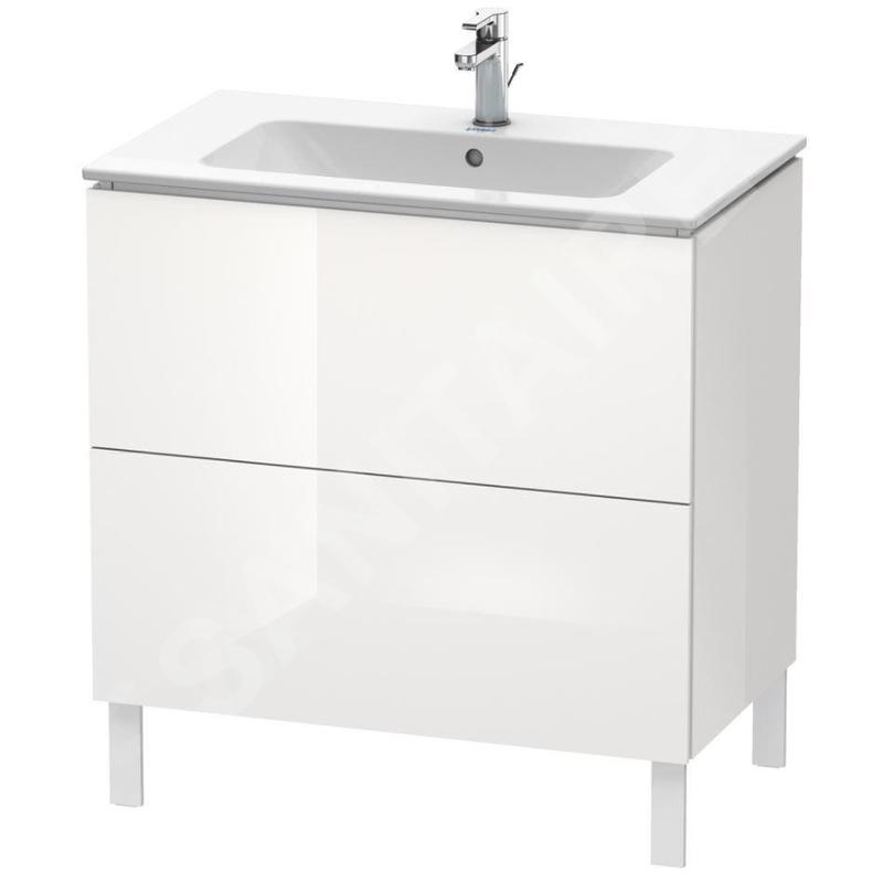 Duravit L-Cube - Meuble sous lavabo 856x820x481 mm, 2 tiroirs, blanc brillant LC662602222 Duravit L-Cube - Meuble sous lavabo 856x820x481 mm, 2 tiroirs, blanc brillant LC662602222
